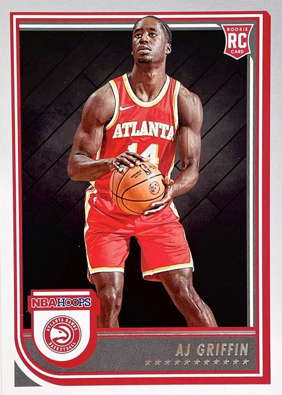 AJ Griffin 2022 Hoops #246 Red Back Rookie SGC 10