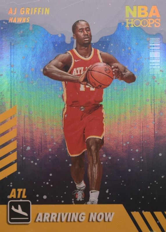 AJ Griffin 2022 Hoops #16 Arriving Now - Winter Holo Rookie PSA 10