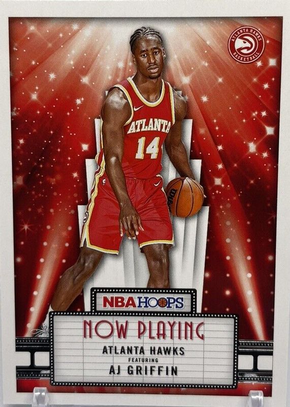 AJ Griffin 2022 Hoops #13 Now Playing Rookie BGS 9.5