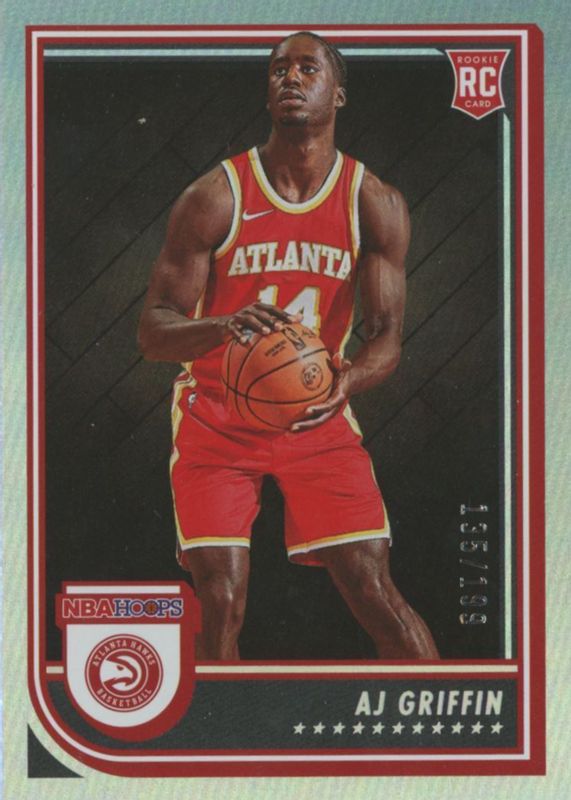 AJ Griffin 2022 Hoops #246 Silver /199 Rookie PSA 10