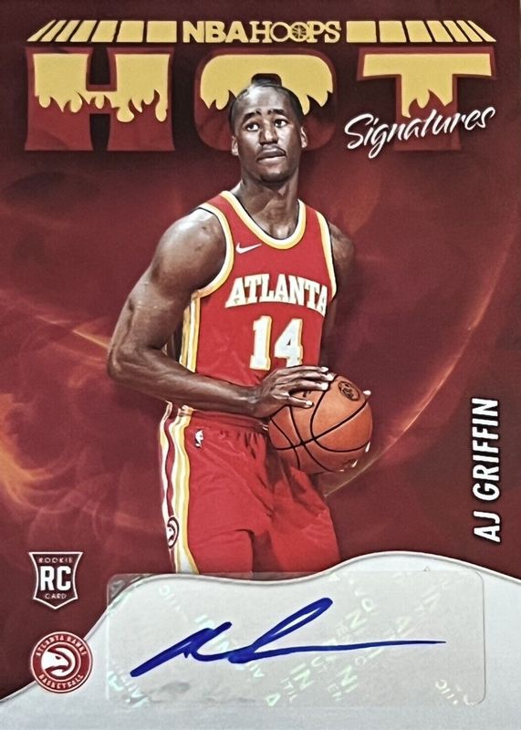 AJ Griffin 2022 Hoops #HSR-AJG Hot Signatures Rookies PSA 10