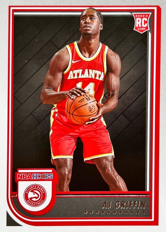 AJ Griffin 2022 Hoops #246 Base Rookie RAW