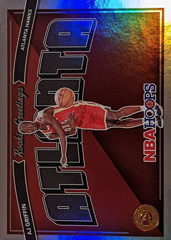 AJ Griffin 2022 Hoops #16 Rookie Greetings - Holo PSA 10