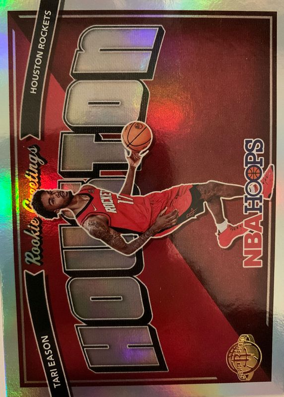 Tari Eason 2022 Hoops #17 Rookie Greetings - Holo PSA 10