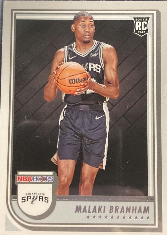 Malaki Branham 2022 Hoops #250 Red Back Rookie RAW