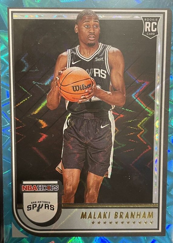 Malaki Branham 2022 Hoops #250 Teal Explosion Rookie RAW