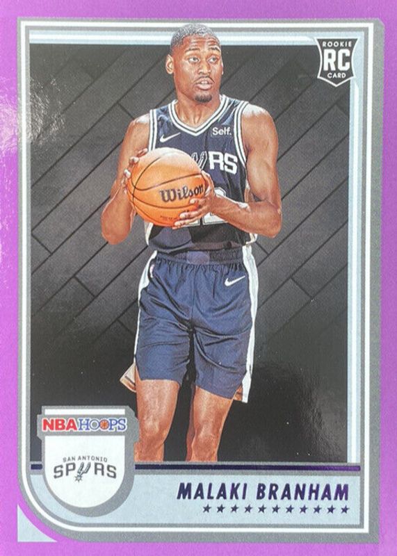 Malaki Branham 2022 Hoops #250 Purple Rookie PSA 10