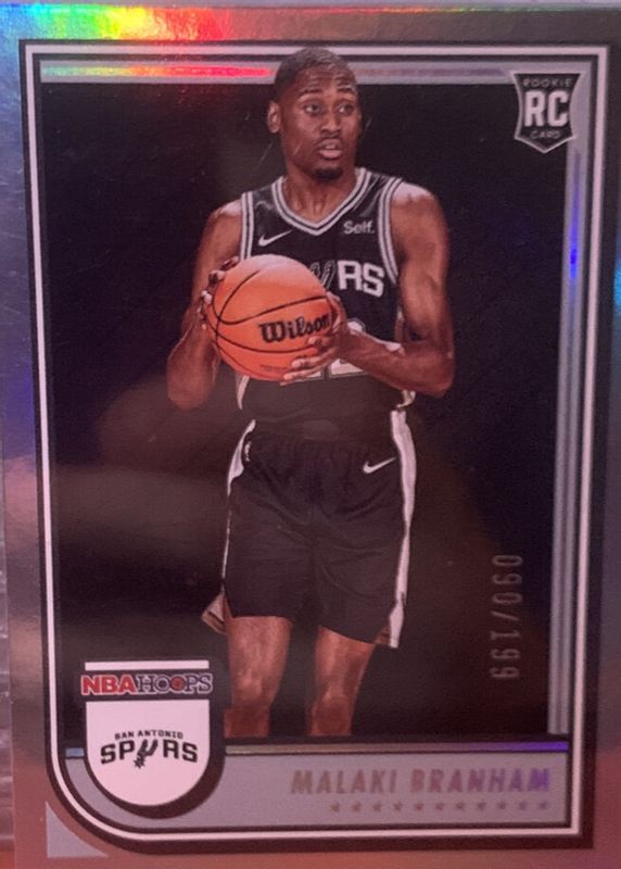 Malaki Branham 2022 Hoops #250 Silver /199 Rookie SGC 10