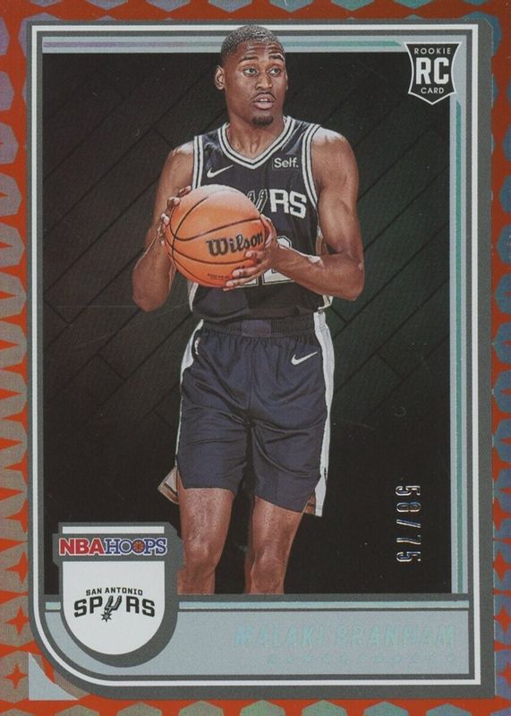 Malaki Branham 2022 Hoops #250 Gravity /75 Rookie RAW