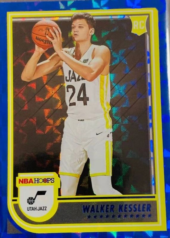 Walker Kessler 2022 Hoops #252 Hyper Blue Rookie PSA 10