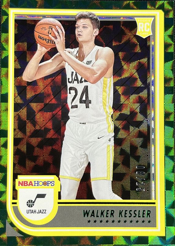 Walker Kessler 2022 Hoops #252 Hyper Green /25 Rookie PSA 10