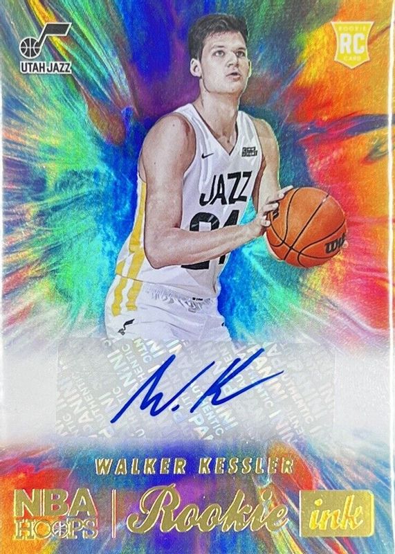 Walker Kessler 2022 Hoops #RI-WKS Rookie Ink Rookie BGS 9