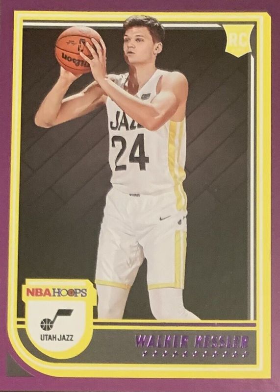 Walker Kessler 2022 Hoops #252 Purple Rookie SGC 10