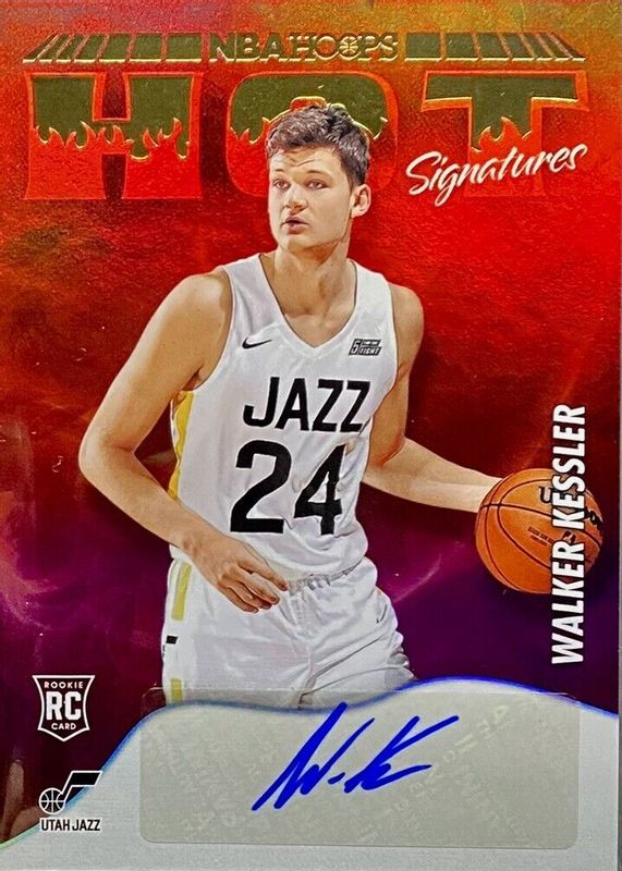 Walker Kessler 2022 Hoops #HSR-WKS Hot Signatures Rookies Rookie PSA 10