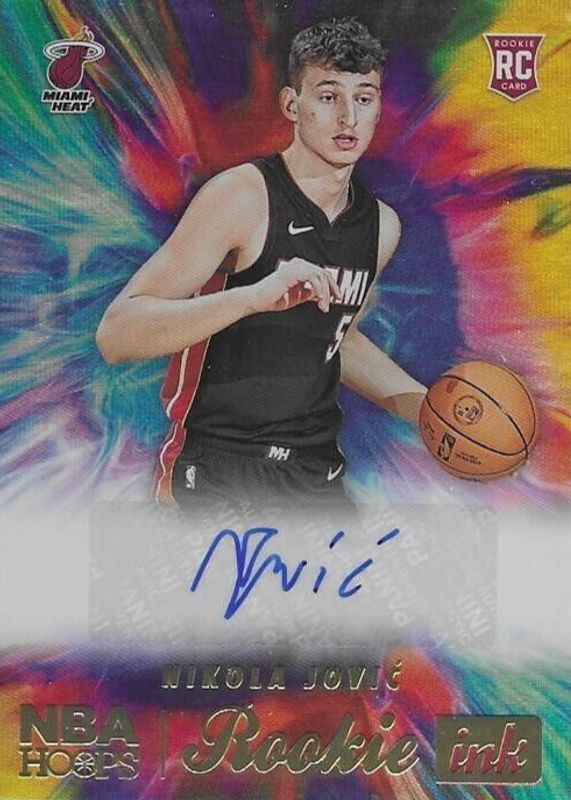 Nikola Jovic 2022 Hoops #RI-NKJ Rookie Ink PSA 10