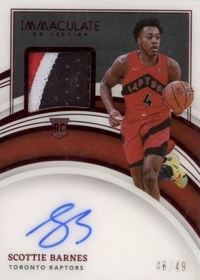 2021 Immaculate #123 Rookie Patch Auto - Red /49