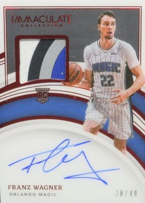 2021 Immaculate #114 Rookie Patch Auto - Red /49