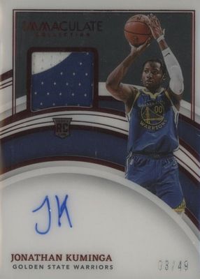 2021 Immaculate #104 Rookie Patch Auto - Red /49