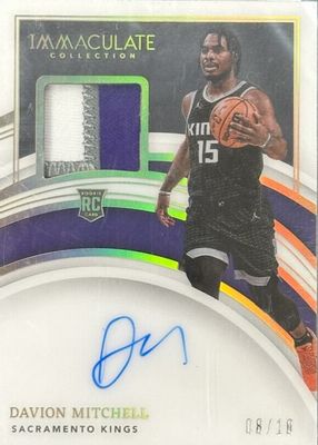 2021 Immaculate #103 Rookie Patch Auto - Gold /10