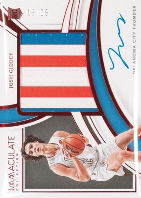 2021 Immaculate #PPA-JGY Premium Patch Autographs - Red (/25)