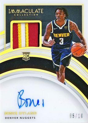2021 Immaculate #127 Rookie Patch Auto - Gold /10