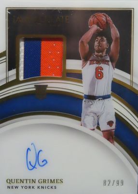 2021 Immaculate #125 Rookie Patch Auto /99