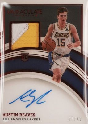 2021 Immaculate #118 Rookie Patch Auto - Red /49