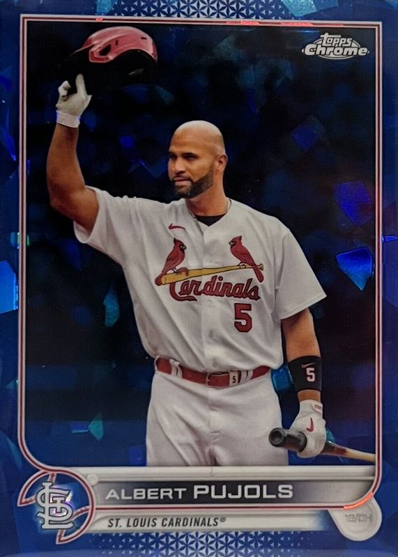 Albert Pujols 2022 Topps Chrome Update Sapphire Edition #US300 Base PSA 10