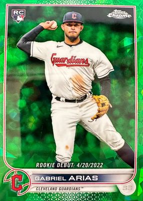 2022 Topps Chrome Update Sapphire Edition #US321 Rookie Debut - Green /75