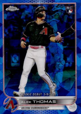 2022 Topps Chrome Update Sapphire Edition #US282 Rookie Debut