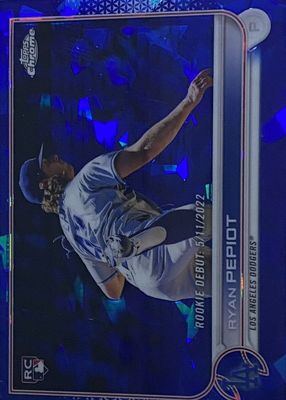 2022 Topps Chrome Update Sapphire Edition #US258 Rookie Debut