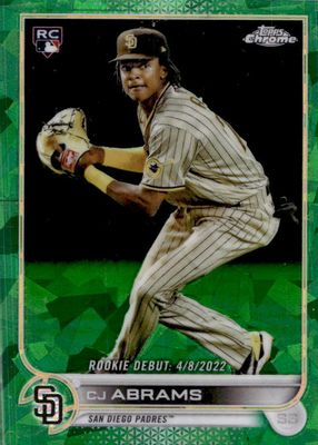 2022 Topps Chrome Update Sapphire Edition #US222 Rookie Debut - Green /75
