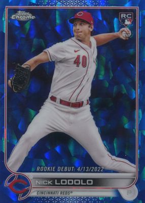 2022 Topps Chrome Update Sapphire Edition #US327 Rookie Debut