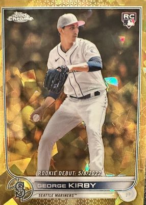 2022 Topps Chrome Update Sapphire Edition #US290 Rookie Debut - Gold /50