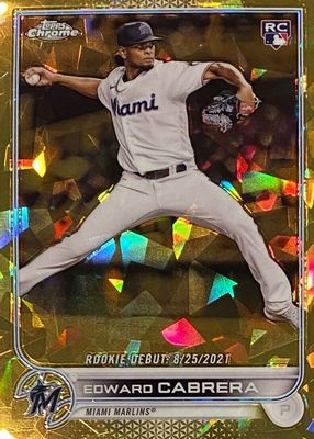 2022 Topps Chrome Update Sapphire Edition #US259 Rookie Debut - Gold /50