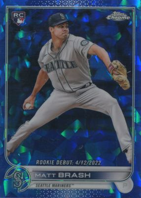 2022 Topps Chrome Update Sapphire Edition #US274 Rookie Debut