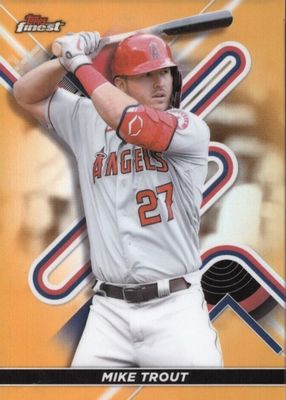 2022 Topps Finest #27 Orange Refractor /25
