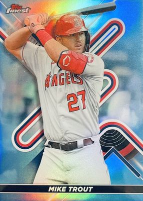 2022 Topps Finest #27 Sky Blue Refractor /300