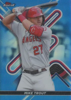 2022 Topps Finest #27 Blue Refractor /150