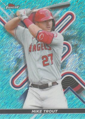 2022 Topps Finest #27 Aqua Shimmer Refractor /175