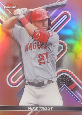 2022 Topps Finest #27 Rose Gold Refractor /75