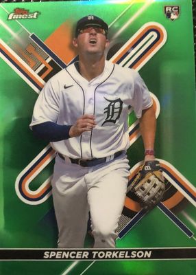 2022 Topps Finest #84 Green Refractor /99