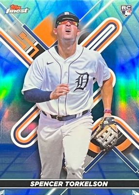 2022 Topps Finest #84 Blue/Aqua Vapor Refractor /250