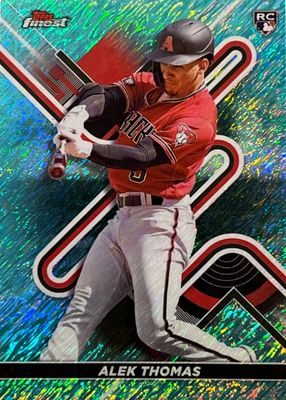 2022 Topps Finest #43 Aqua Shimmer Refractor /175