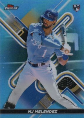 2022 Topps Finest #57 Sky Blue Refractor /300