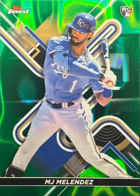2022 Topps Finest #57 Green Refractor /99