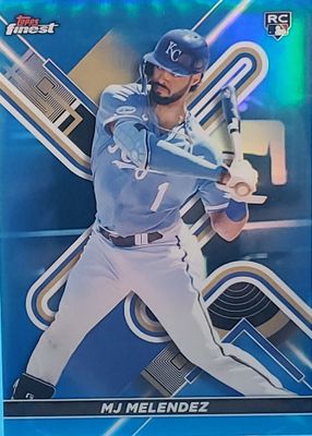 2022 Topps Finest #57 Blue Refractor /150