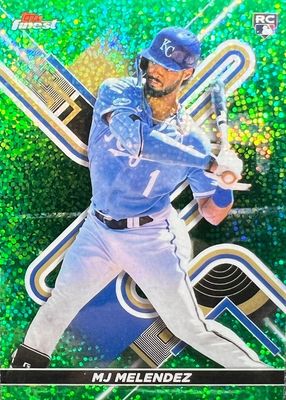 2022 Topps Finest #57 Green Speckle Refractor /125