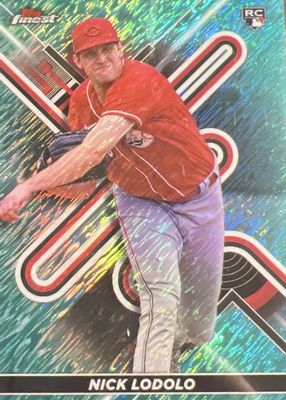 2022 Topps Finest #60 Aqua Shimmer Refractor /175