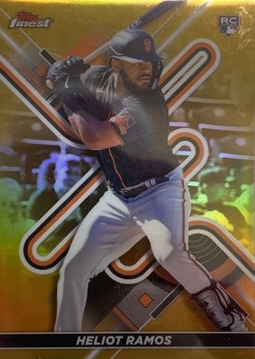 2022 Topps Finest #82 Gold Refractor /50